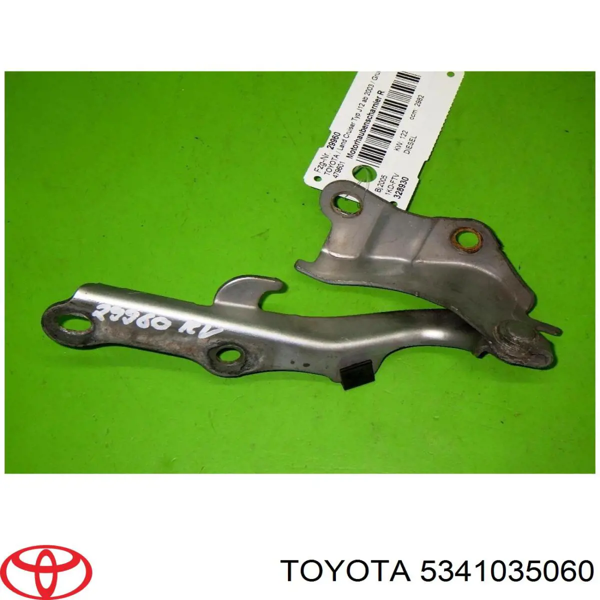 5341035060 Toyota gozno da capota direito