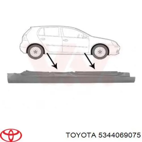 Амортизатор капота на Toyota Land Cruiser PRADO ASIA 