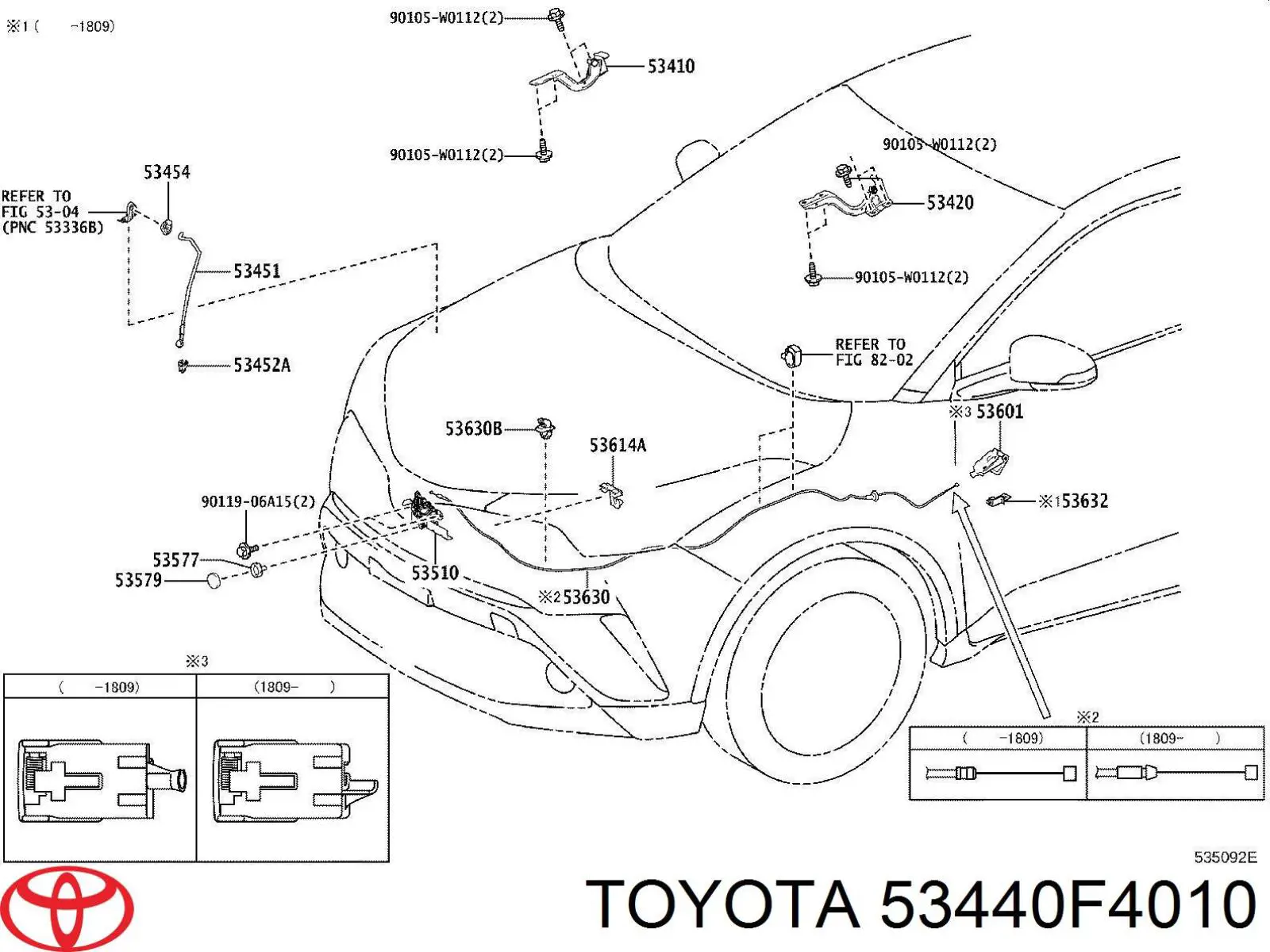  53440F4010 Toyota