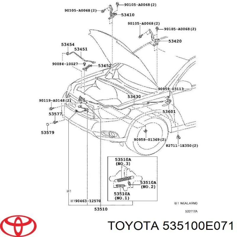  535100E071 Toyota