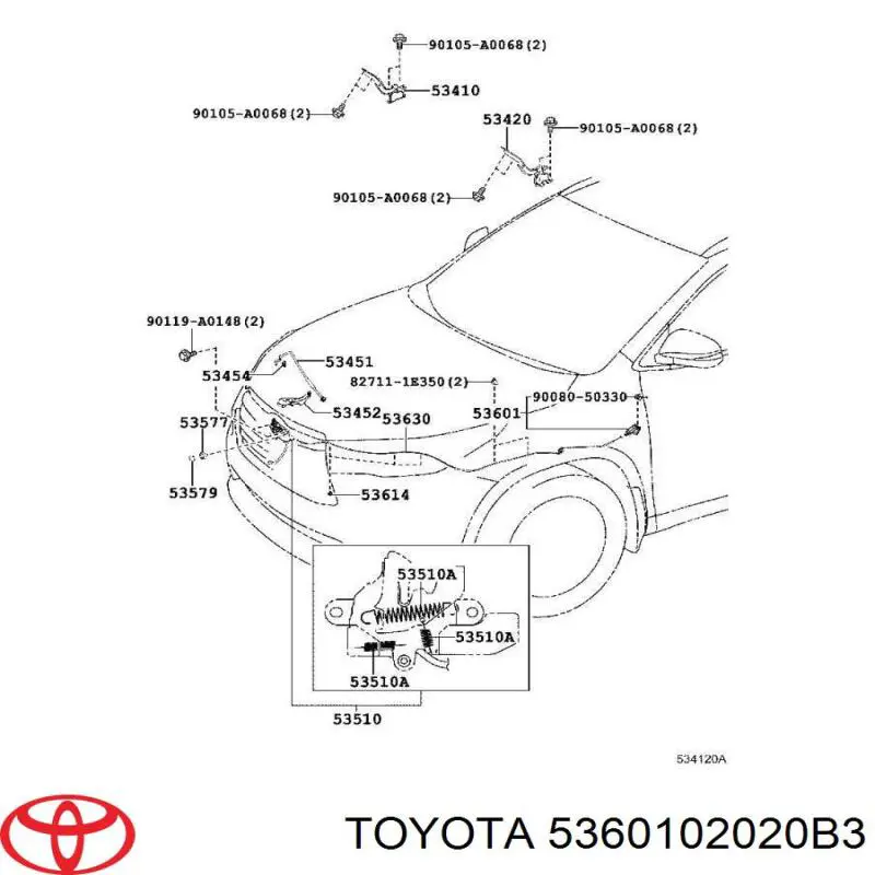 5360102020B3 Toyota 