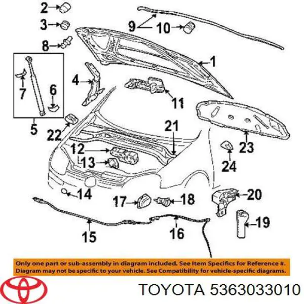 5363033010 Toyota 