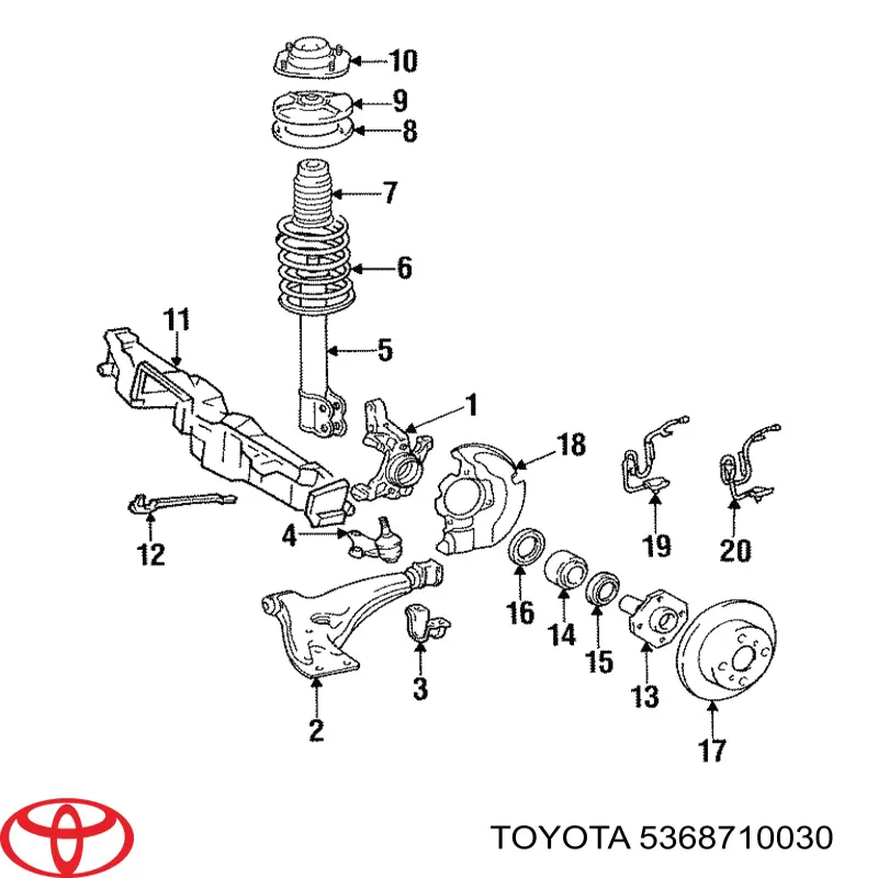  5368710030 Toyota