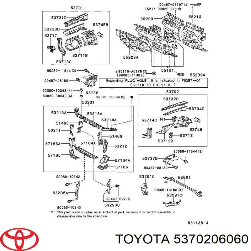  5370206060 Toyota