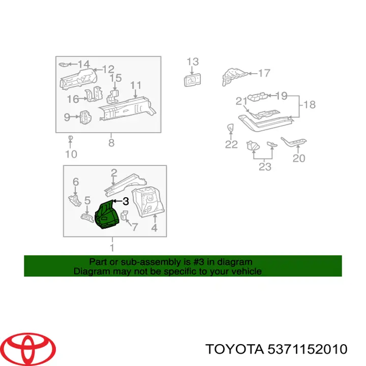  5371152010 Toyota