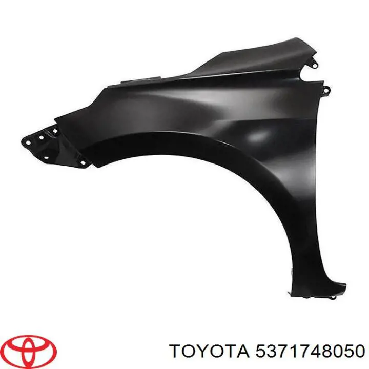 Soporte derecho para aleta delantera izquierda 5371748050 Toyota