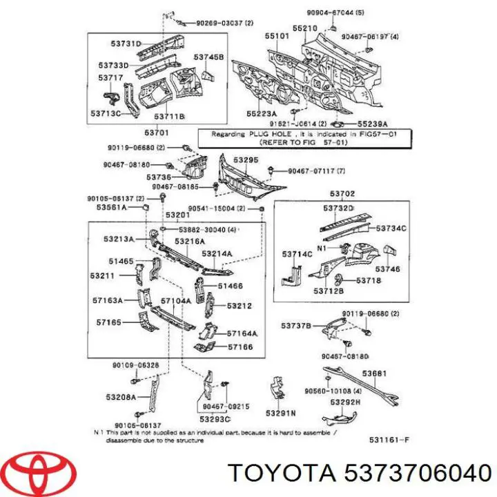 5373706040 Toyota