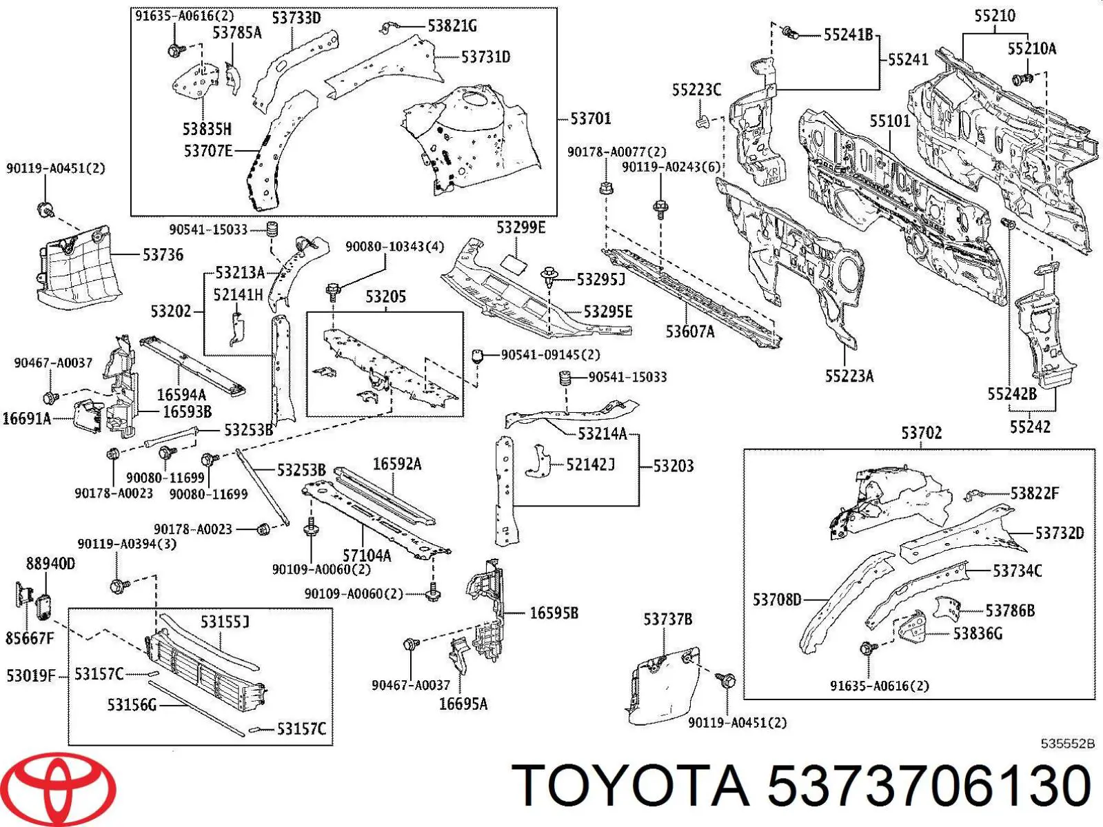  5373706130 Toyota