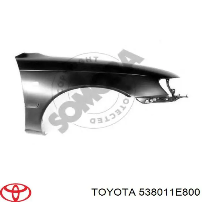 538011E800 Toyota крыло переднее правое