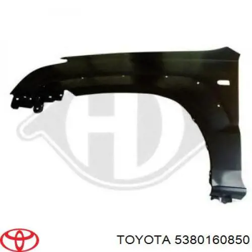 Крыло переднее правое TOYOTA 5380160850