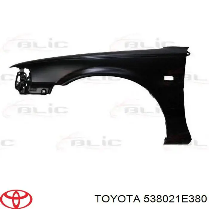 Крыло переднее левое 538021E380 Toyota