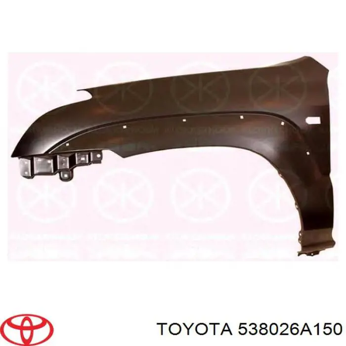 Крыло переднее левое 538026A150 Toyota