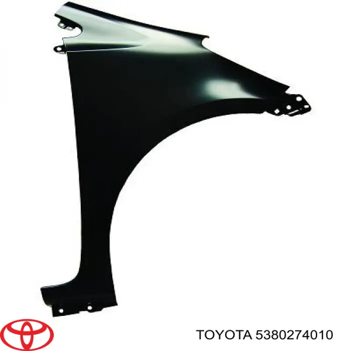 Guardabarros delantero izquierdo 5380274010 Toyota