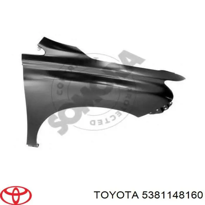 5381148160 Toyota крыло переднее правое