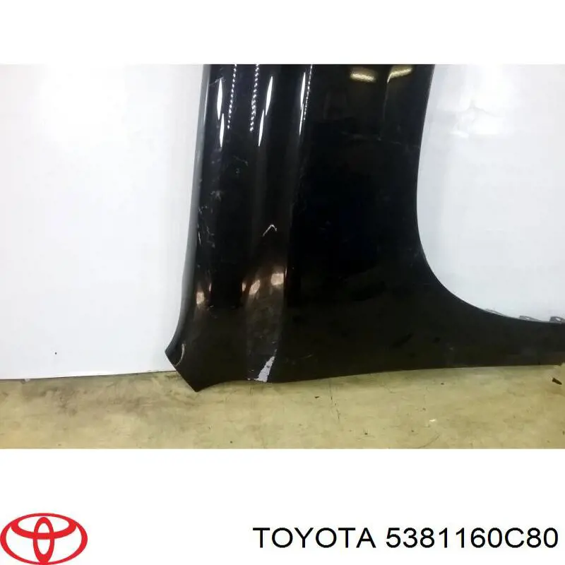 5381160C80 Toyota Переднее правое крыло