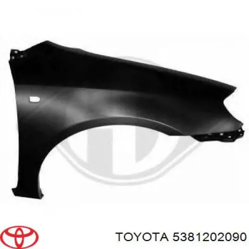 5381202090 Toyota pára-lama dianteiro esquerdo