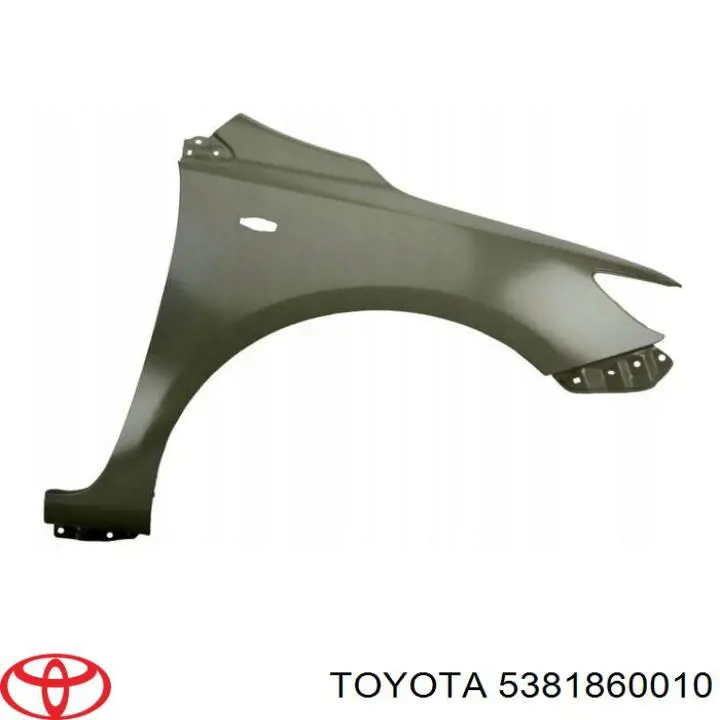 Кронштейн крепления крыла переднего правого задний Toyota 5381860010 цена, от 12.92 USD
