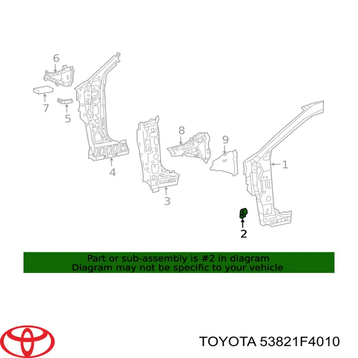53821F4010 Toyota 