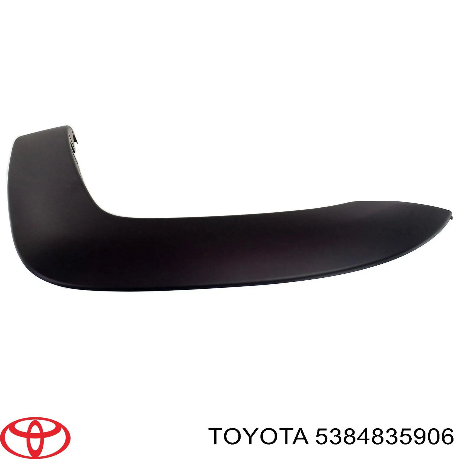 5384835906 Toyota Молдинг арки крыла переднего, левый