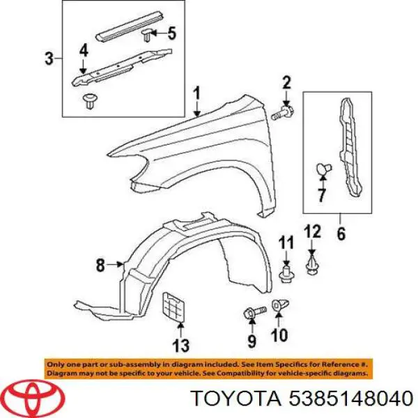 5385148040 Toyota 