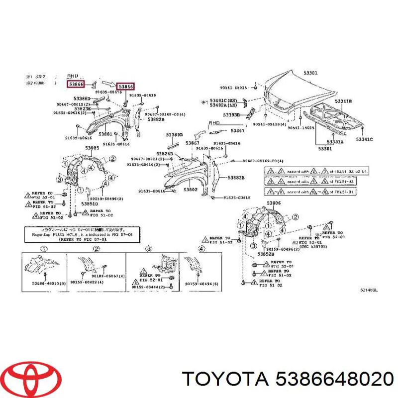  5386648020 Toyota