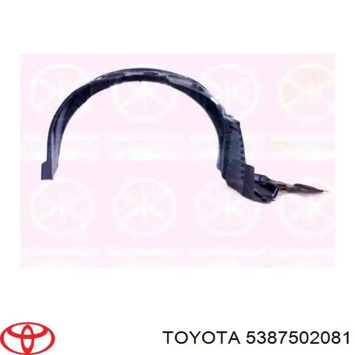 Подкрылок передний правый 5387502081 Toyota