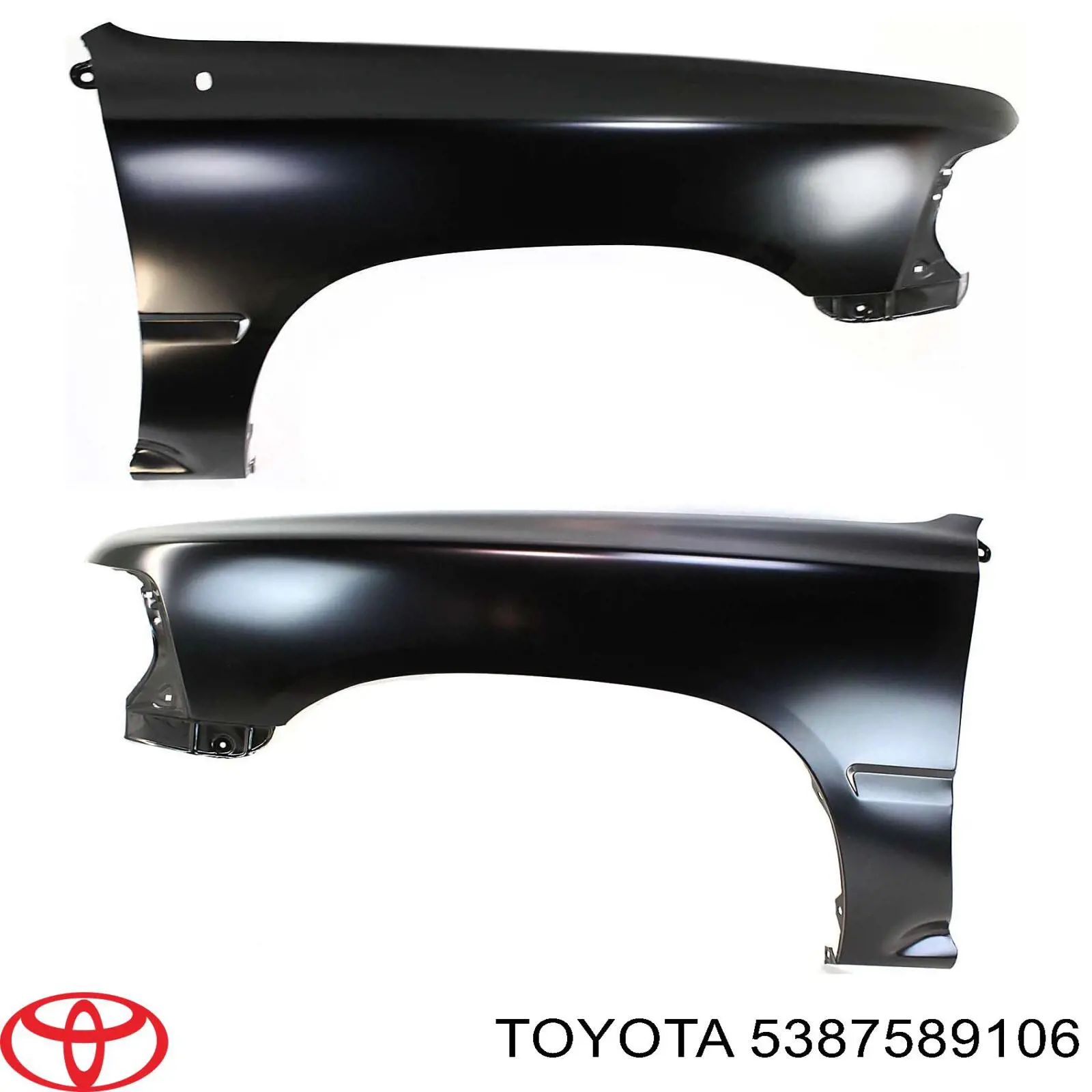 5387589106 Toyota Подкрыльник переднего крыла, правый