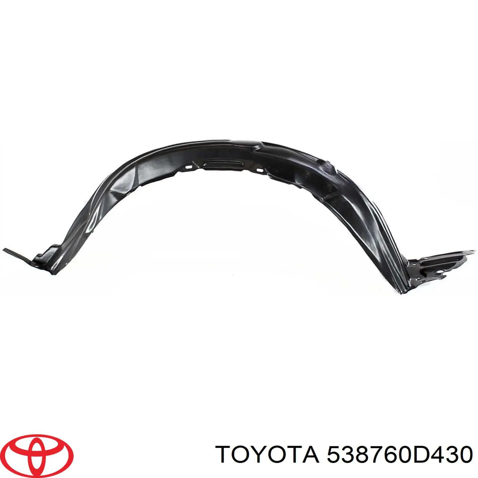 Guarda-barras esquerdo do pára-lama dianteiro para Toyota Yaris (P13)