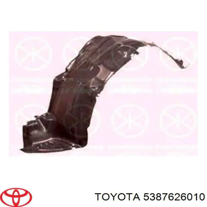 Guarda-barras esquerdo do pára-lama dianteiro para Toyota Hiace (H1, H2)