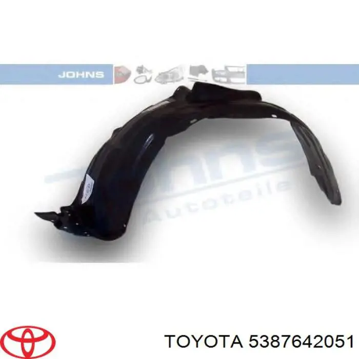 5387642051 Toyota подкрылок крыла переднего левый