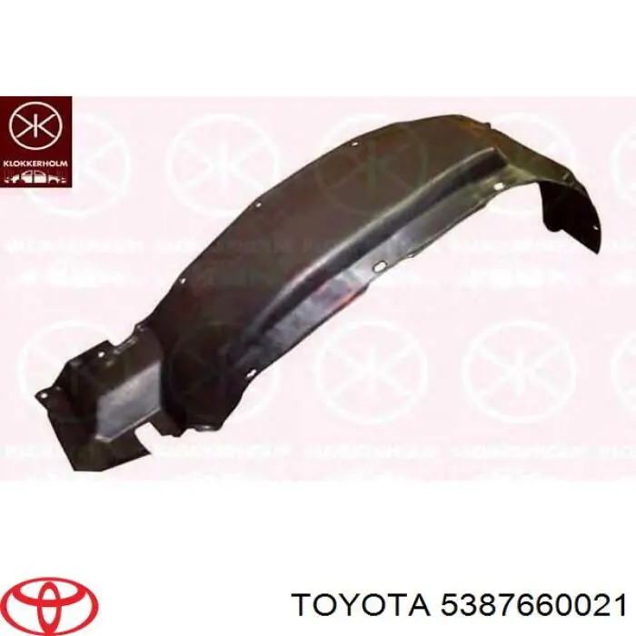 Підкрилок передній лівий 5387660021 Toyota