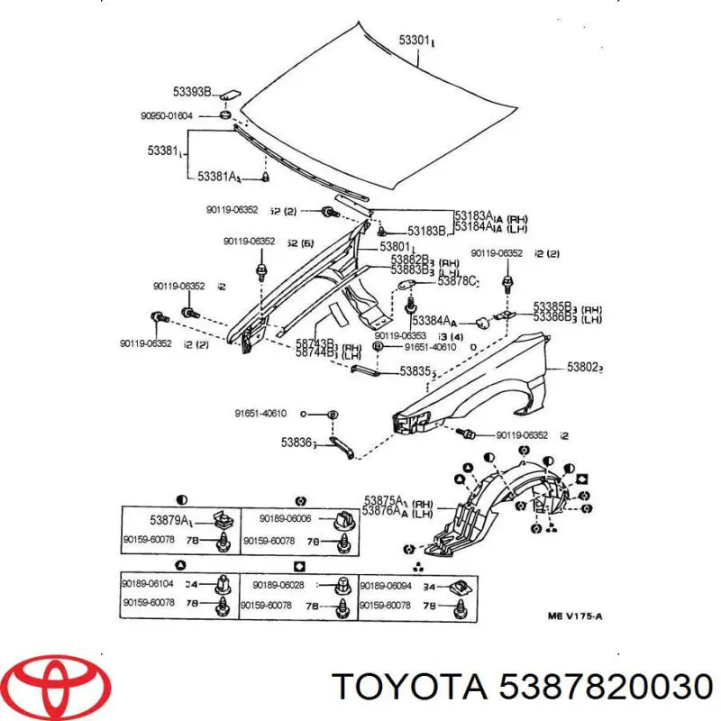  5387820030 Toyota