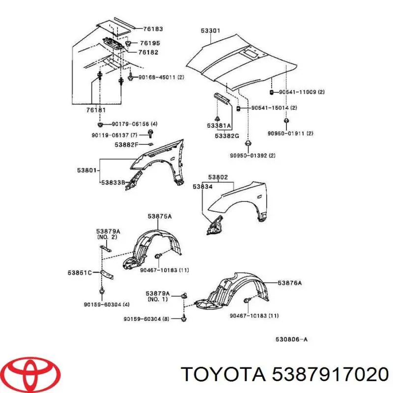 5387917020 Toyota/Lexus