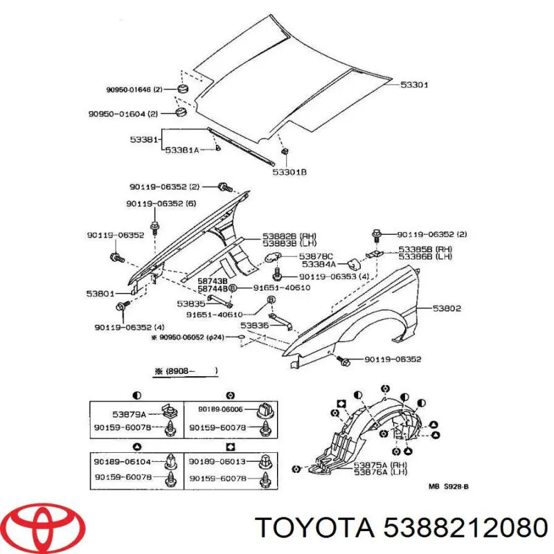  5388212080 Toyota