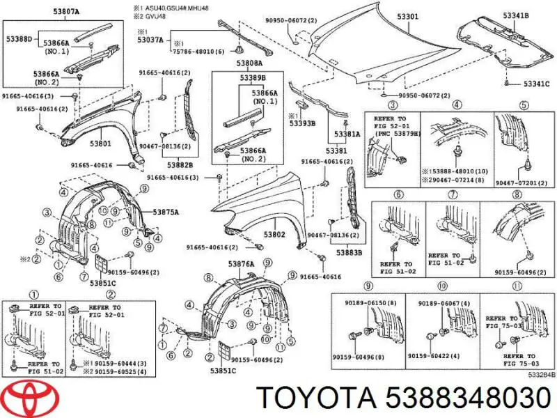  5388348030 Toyota