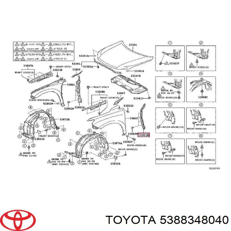 5388348040 Toyota 