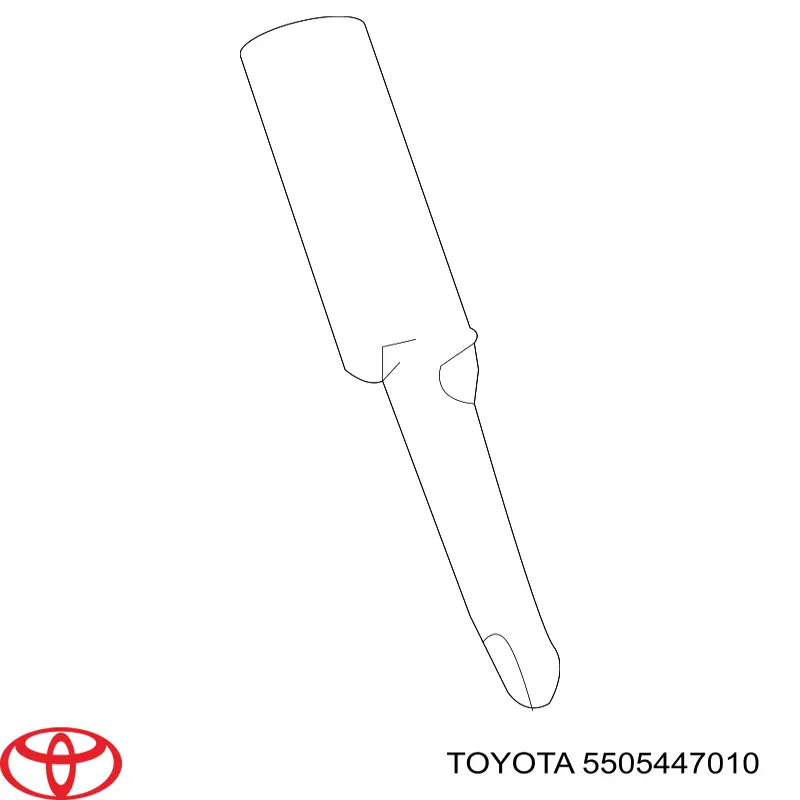 Amortecedor de tampa porta-luvas para Toyota Avensis (T27)