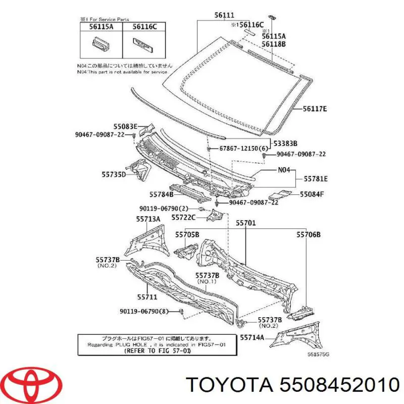 5508452010 Toyota 