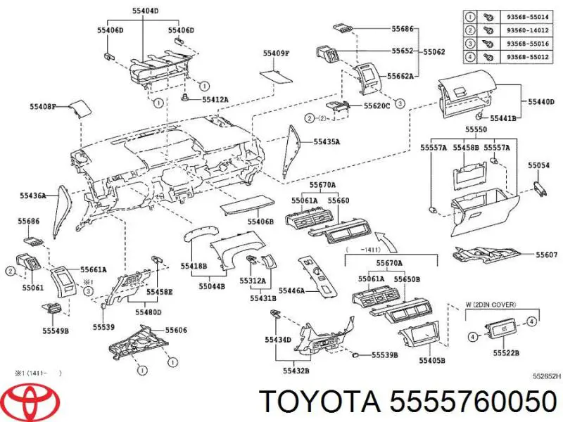  Toyota 5555760050 цена, от 3.80 USD
