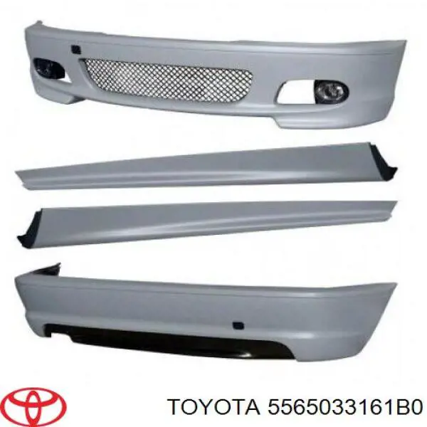 5565033161B0 Toyota решетка вентиляции салона на "торпедо" левая