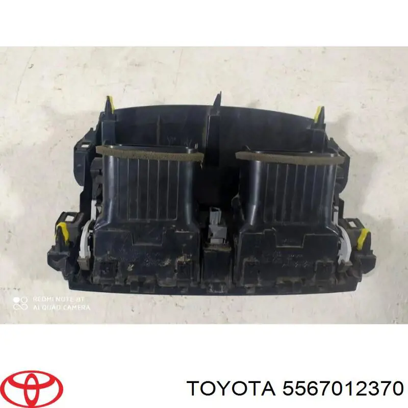Воздуховод (распределитель воздуха под "торпедо") центральный Toyota 5567012370