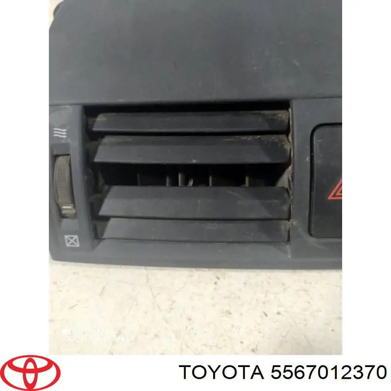 Воздуховод (распределитель воздуха под "торпедо") центральный Toyota 5567012370