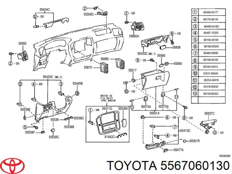 5567060130 Toyota 