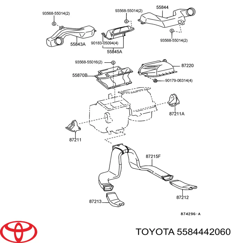 5584442060 Toyota 