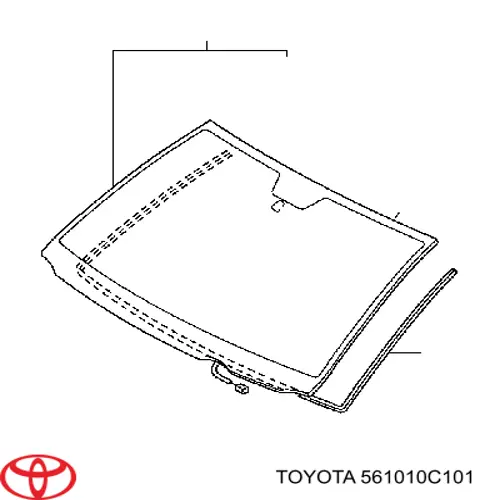 Автостекло на Toyota Sequoia  K6
