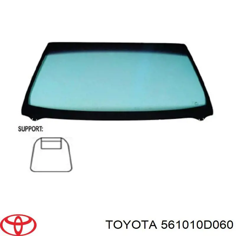 Стекло лобовое Toyota 561010D060 цена, от 88.68 USD