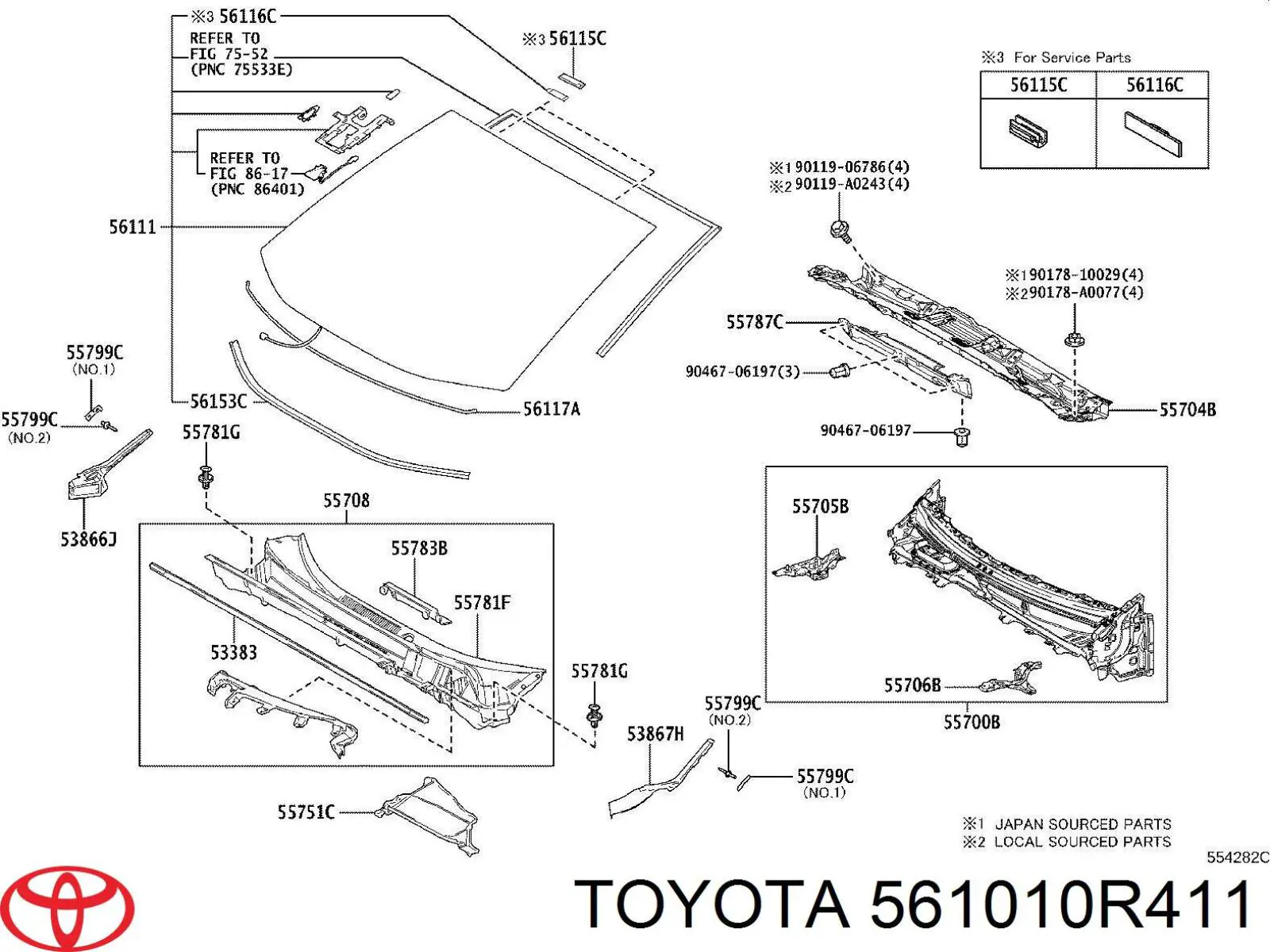 561010R411 Toyota 