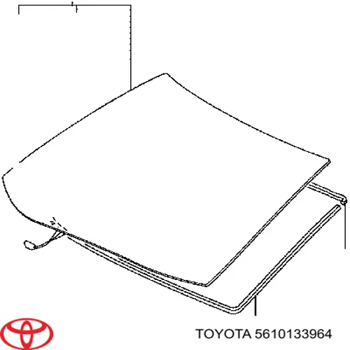 5610133964 Toyota pára-brisas