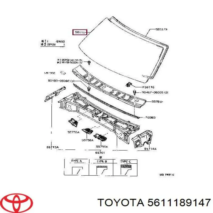 5611189147 Toyota 