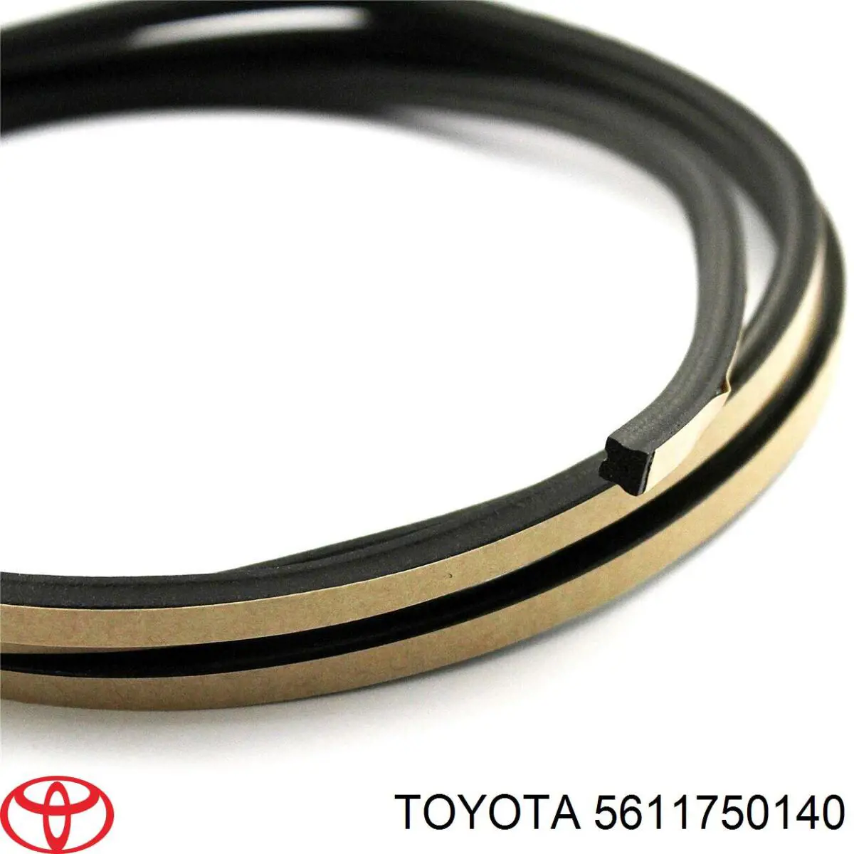 Moldura inferior de pára-brisas para Toyota Prius (ZVW30)